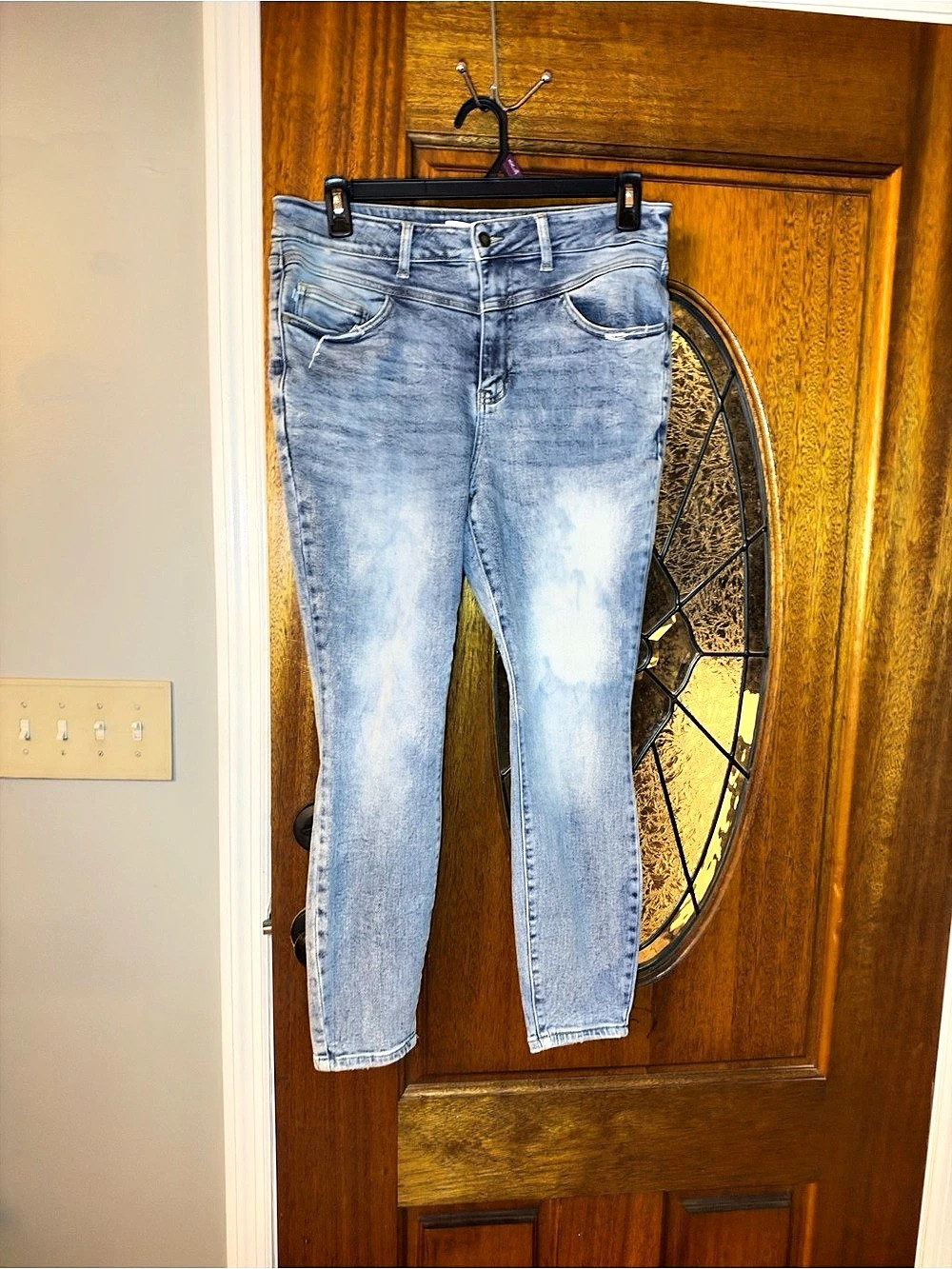 Judy Blue Skinny Fit Skinny Jeans in Blue Waist 14W Like New